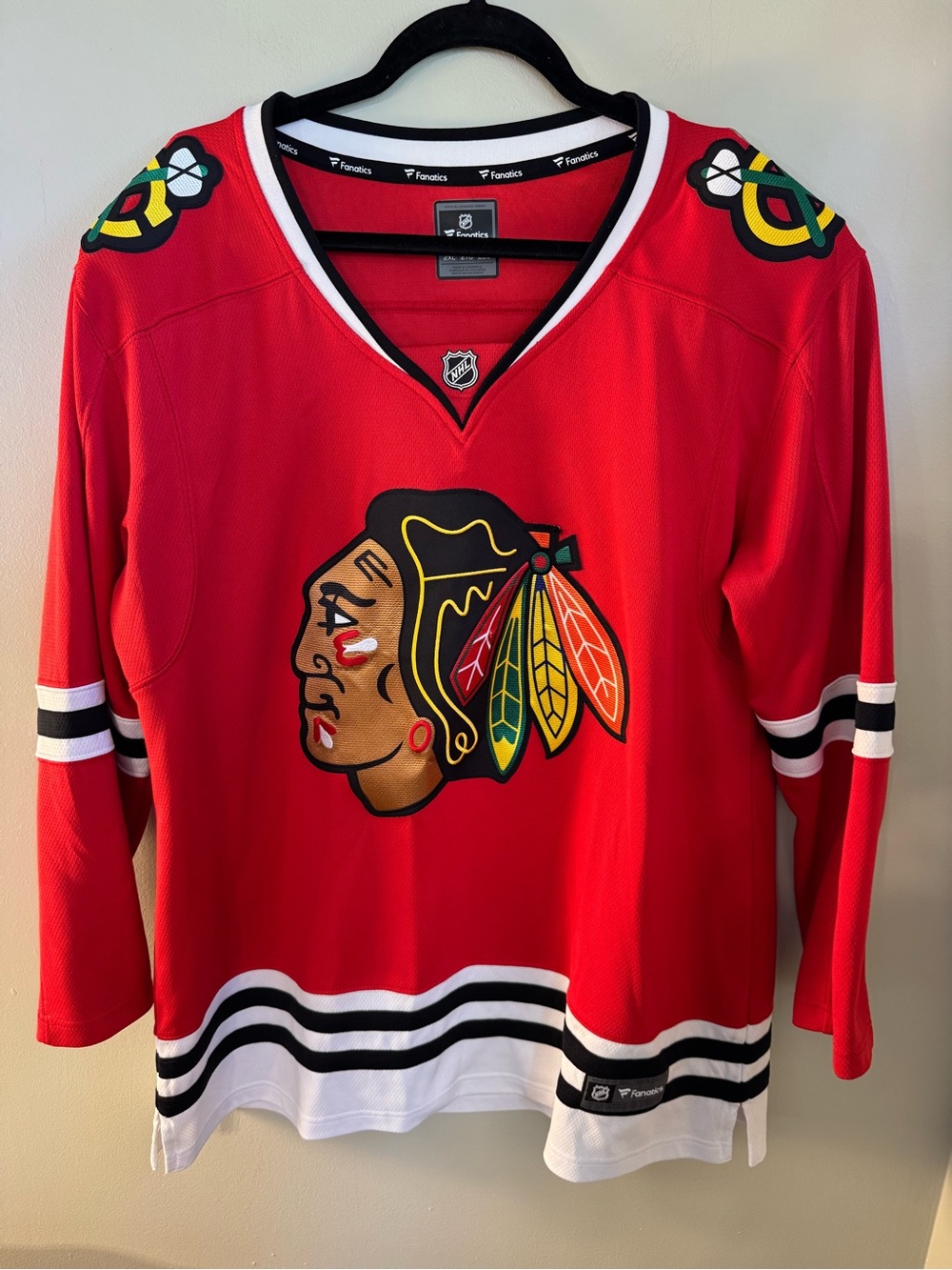 FANATICS NHL Women's Chicago Blackhawks Home Hockey Jersey RED 2XL Official